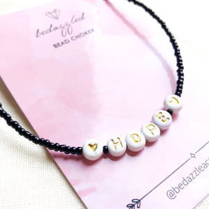 HAPPY WORD CHOKER