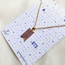 Load image into Gallery viewer, BTS LOGO NON RUST NECKLACE
