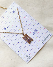 Load image into Gallery viewer, BTS LOGO NON RUST NECKLACE
